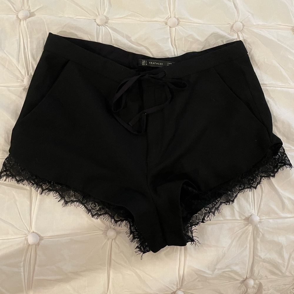 Zara black shorts